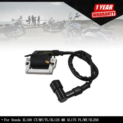 Bobina de encendido 12V para Honda XL100 CT/MT/TL/XL125 MR175 XL175 FL/MT/XL250 XL350 Foto 1 de 4