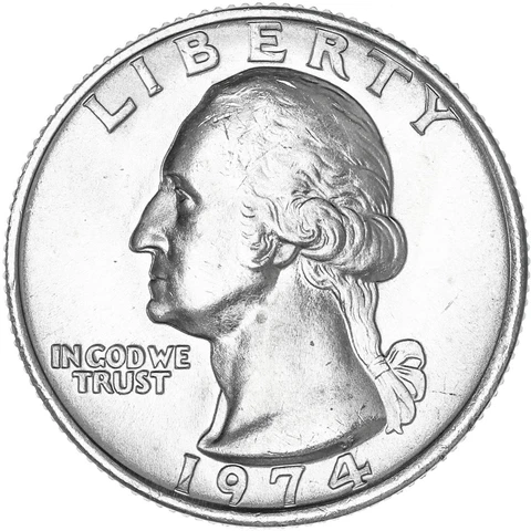 1974 (P) Washington Quarter Choice BU US Coin Cover