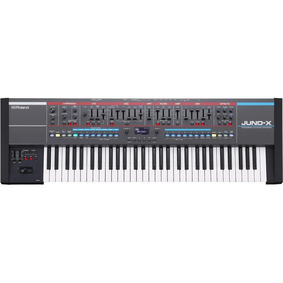 Roland JUNO-X 61-Keys Programmable Polyphonic Synthesizer - Black