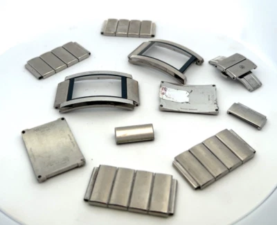 Movado La Nouvello 0605393 Caja Inoxidable, Cristal, Eslabones, Cierre Reloj Piezas Foto 1 de 4