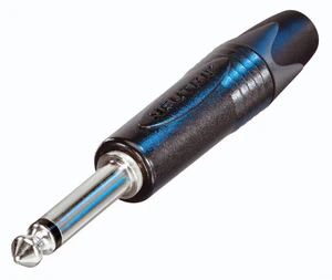 NEUTRIK NP2X-BAG - 1/4" (6.35mm) Mono Jack Plug - Black Chrome, Nickel Contacts - Picture 1 of 1