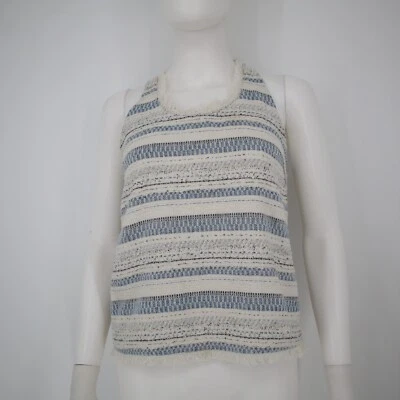 Top sin mangas de tweed DREW Anthropologie talla XS hecho en EE. UU. Y2K abuela Foto 1 de 4