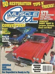 GUIDE TO MUSCLE CARS 1991 FEB - GT500, 442, R/T, GTO - Imagen 1 de 1