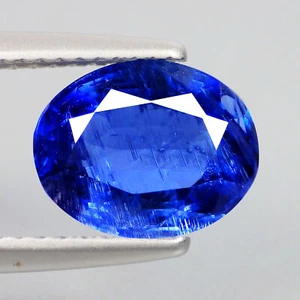 2.80 Ct Kyanite Seductive (9 x 7 mm) 100% Natural Blue Oval Cut Gemstones - Picture 1 of 5