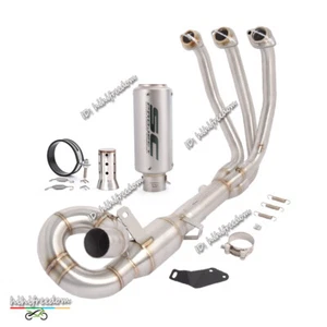 675SR para CF-Moto 675SS 2024 2025 tubo de cabezal de escape completo silenciador DB Killer de 2"" - Imagen 1 de 13