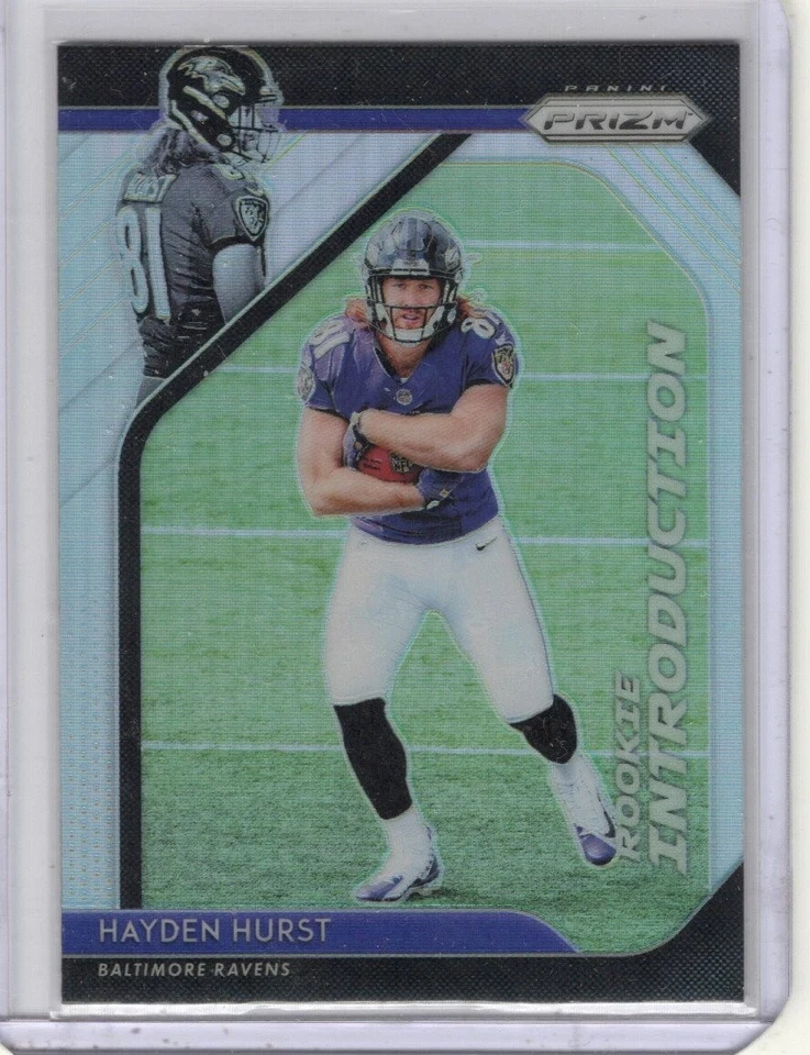 2018 Panini Prizm Silver Rookie Introduction Hayden Hurst Baltimore Ravens - Image 1 of 1