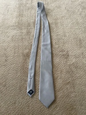 Corbata de cuello para hombre MICHAEL KORS ~ gris ~ patrón liso Foto 1 de 4