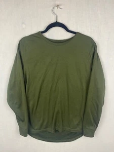 Camiseta Interior Térmica Ejército Británico Capa Base Verde Oliva Manga Larga 100cm/Mediana - Imagen 1 de 4