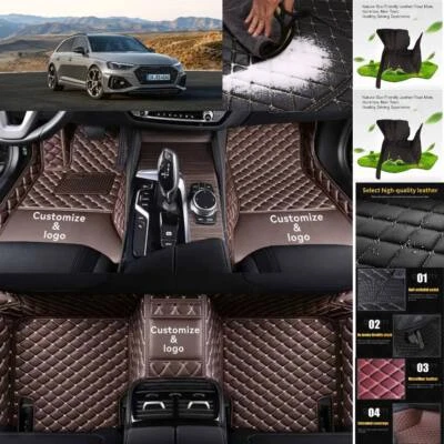 For Audi RS4 Car Floor Mats Custom Carpets All Weather Waterproof Personalized - Image 1 of 4