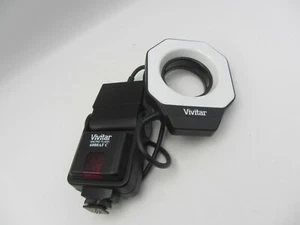 Vivitar Macro Flash Ring 6000AF C Canon Electronic Flash Unit - Tested Working - Picture 1 of 7