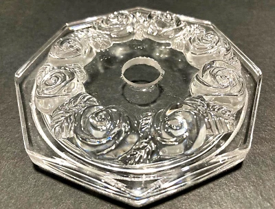 BOBECHE IN CRISTALLO TRASPARENTE, By RCR, Ø 80 mm, FORO 12 mm, PER LAMPADARI - Immagine 1 di 4