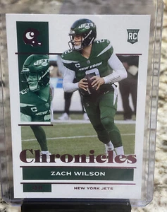 2021 Chronicles Zach Wilson Pink Rookie Card RC #86 Jets G859 - Picture 1 of 3