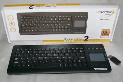 Golden Media Super Board 2,4Ghz Funk Tastatur PC Smart TV Android Touchpad RU GB - Bild 1 von 4