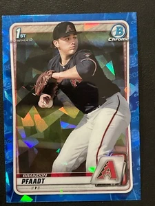 Brandon Pfaadt 2020 primer Bowman cromado zafiro BD-171 Arizona Diamondbacks - Imagen 1 de 2