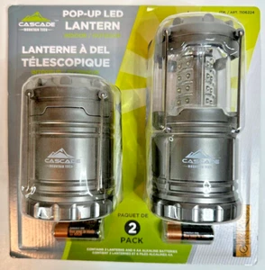 Cascade Pop-Up LED Lantern Indoor/Outdoor New Sealed 2 Pack 100 Lumens - Bild 1 von 3