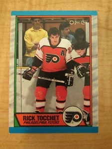 1989-90 O-Pee-Chee Hockey Rick Tocchet #80 Philadelphia Flyers - Picture 1 of 2