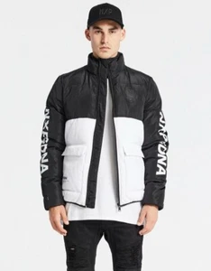 NENA & PASADENA NXP x AFL Collingwood MAGPIES Puffer Jacket SIZE M - Picture 1 of 5