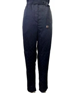NUEVO CON ETIQUETAS LOUIS VUITTON LV Negro Monograma Satinado Pantalones Jogger 36 4 EE. UU. Unisex - Imagen 1 de 8