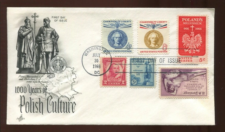 737 'MAJA MAMA' EFO FANTASY ALTERED DESIGN ON POLISH CULTURE FDC COVER LV 331 - Image 1 of 1