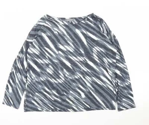 Debenhams Womens Grey Viscose Blend Blouse Size 14 - Picture 1 of 12