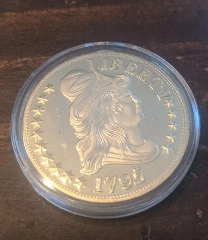 1795 DRAPED BUST PATTERN COMMEMORATIVE COIN PROOF VALUE $89.95 Cover