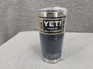 Yeti Rambler 20oz Tumbler With Mag Slider Lid, Navy, Magslider Lid, New - Bild 1 von 9