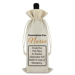 Nurse Appreciation Gift Wine Bag Nurse Gifts For Nursing Student Wine Bottle ... - Picture 1 of 7