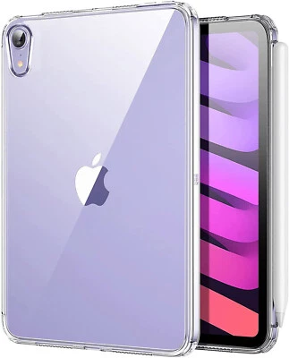 Funda Transparente Para Apple iPad mini 6ta Generación Resistente Armadura Cubierta Antigolpes Foto 1 de 4