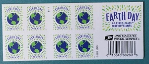 US 2020. Earth Day. Sc#5459b. Booklet of 20. MNH. - Picture 1 of 2
