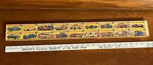 (18) Original Matchbox Superfast Box Mounted on 3/4" plywood w/Plexiglass Cover - Picture 1 of 5