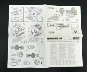 Vintage Quadzilla INSTRUCTIONS ONLY 1984 Monogram 1:25 Model Kit #2419 - Bild 1 von 2