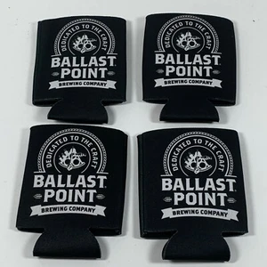 SET BESTEHEND AUS 4 BALLAST POINT BREWING COMPANY BIER KOOZIE/COOZIE/KOOZY SCHWARZ - Bild 1 von 1
