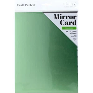 Craft Perfect Satin Spiegel Cardstock 8,5 x 11 5 Stück - glatt neuwertig, 9465E - Bild 1 von 1