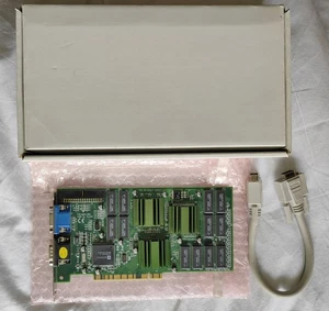 3Dfx Voodoo2 Gaiward Dragon3000, 12MB PCI video card,VGA cable, 110Mhz chippies - Bild 1 von 17