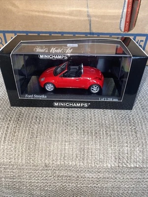 Minichamps 400086430, Ford Streetka, 2003, rot, 1/43, New Boxed Rare - Image 1 of 4
