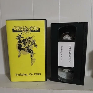 Operation Ivy VHS Live Gilman St Berkeley CA 1988 Ska Punk Rock Live Concert - Bild 1 von 3