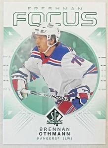 2024-25 SP Authentic Brennan Othmann Green Focus #FF-8 Rookie New York Rangers - Picture 1 of 1