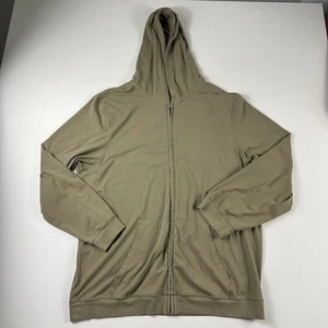 SKIMS Full Zip Up Hoodie Sweatshirt Braun Classic Relaxed Damen XL Active Gym - Bild 1 von 8