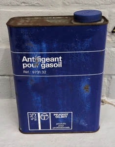 Vintage French Peugeot Talbot Diesel Anti Freeze 2 Litre Tin / Can - Picture 1 of 12