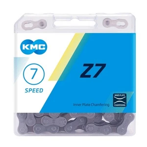 KMC Z7 Grey/Brown 114L cycle bike chain - Picture 1 of 2