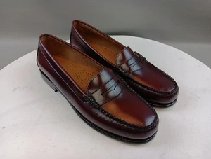 Scarpe uomo GH Bass Weejuns Wayfarer mocassini penny 10 bordeaux artigianali LEGGI - Foto 1 di 24