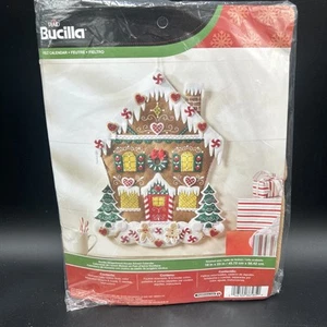 Bucilla Nordic Gingerbread House Advent Calendar Felt Kit Sewing 86585 - Picture 1 of 3