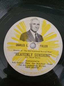 78 CHARLES FULLER Old Fashioned Revival Hour Quartet Meet Me There GOSPEL VG++ - Picture 1 of 2