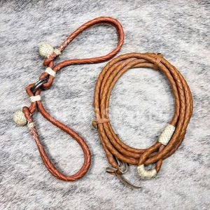 Romel Braided Leather Hobbles & Rope - Picture 1 of 1
