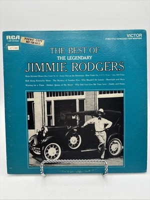 Jimmie Rodgers-Best of the Legendary-Folk 1965 RCA Records LSP-3315 LP NM/VG+ - Image 1 of 4