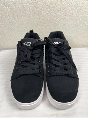 Zapatos de skate HEELYS Youth Racer 20 talla 5 negros con cordones zapatillas bajas Foto 1 de 4