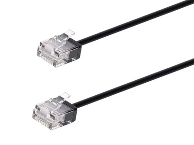 Monoprice Cat6 Ethernet Patch Cable - 10 Feet - Black | Stranded, 550MHz, UTP - Image 1 of 4