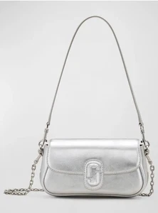 Neu mit Etikett Marc Jacobs Schultertasche The Metallic Leder Kleeblatt 250 $ - Bild 1 von 4