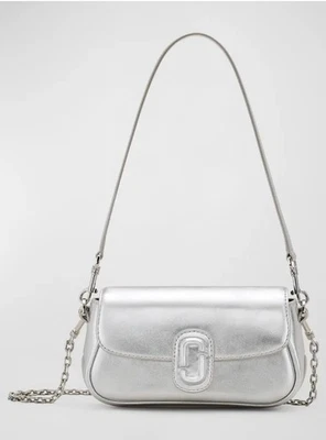 NWT Marc Jacobs The Metallic Leather Clover Shoulder Bag $250 - Image 1 of 4