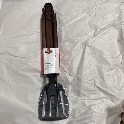Nexgrill Juego de Herramientas para Barbacoa Barbacoa 3 Piezas Nuevo Tenedor Largo Pinzas Espátula Foto 1 de 4